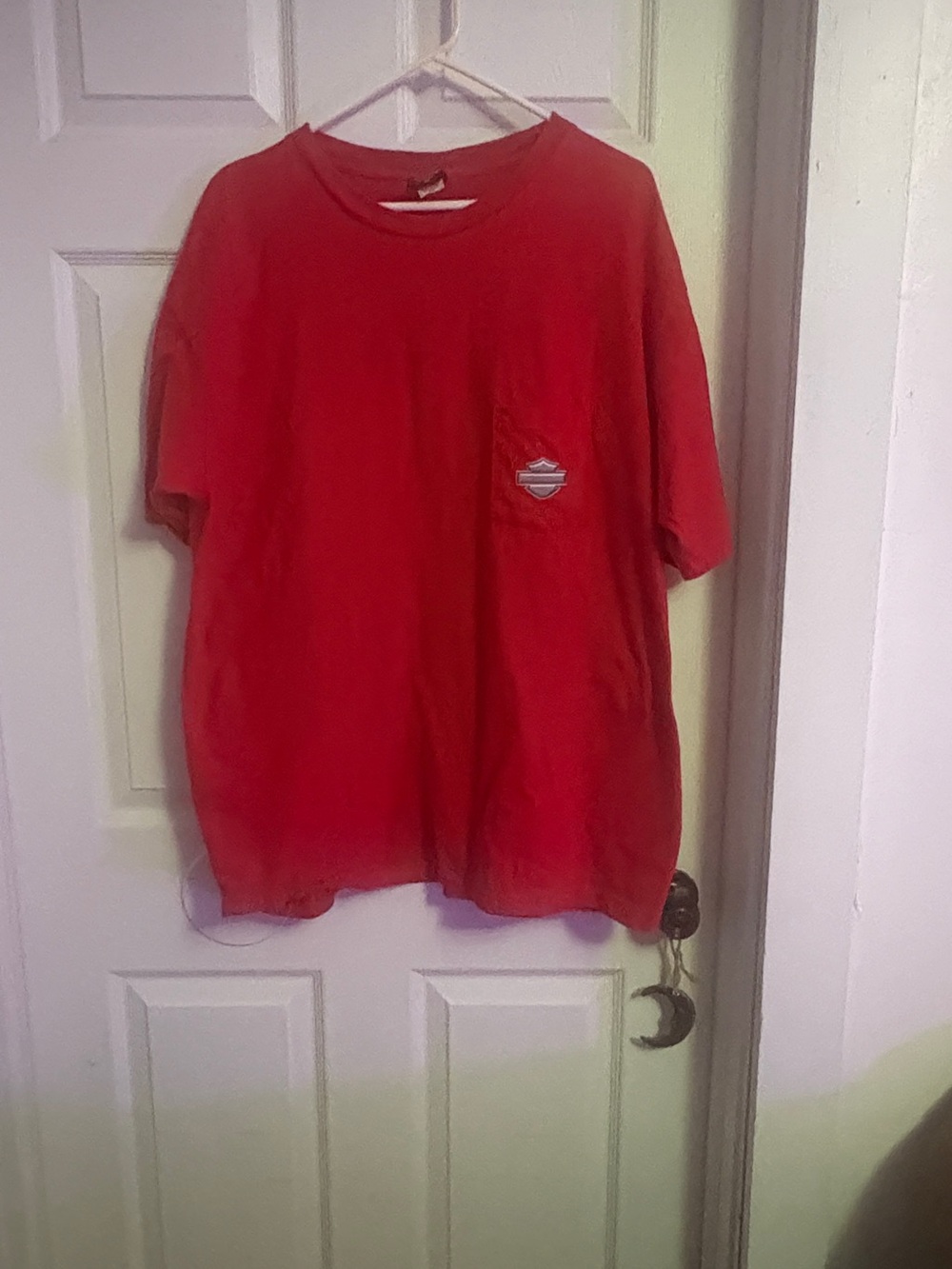 Harley-Davidson Red Short-Sleeve Pocket Tee
